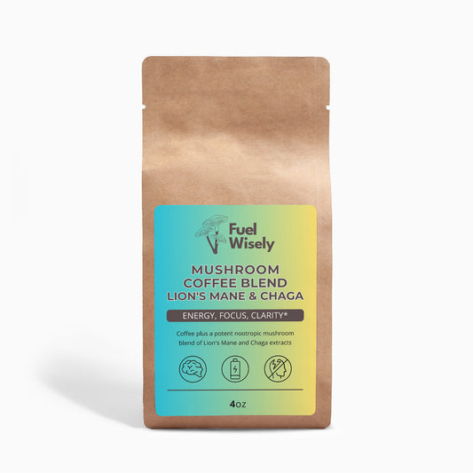 Mushroom Coffee Blend - Lion’s Mane & Chaga 4oz