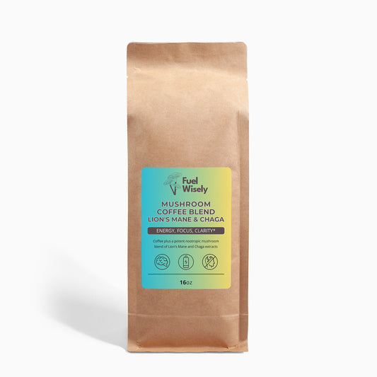 Mushroom Coffee Blend - Lion's Mane & Chaga 16oz